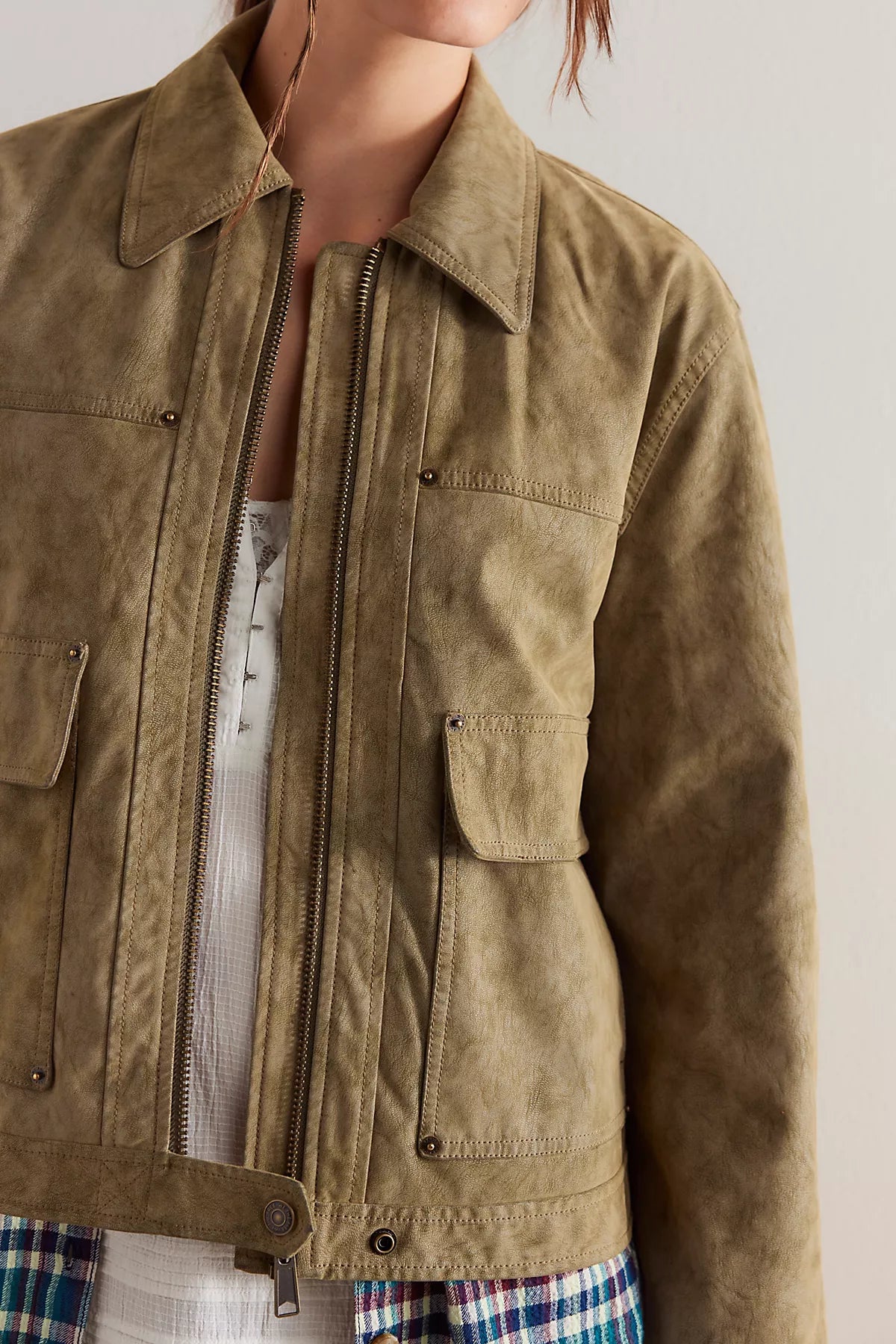 We The Free Blair Vegan Suede Jacket