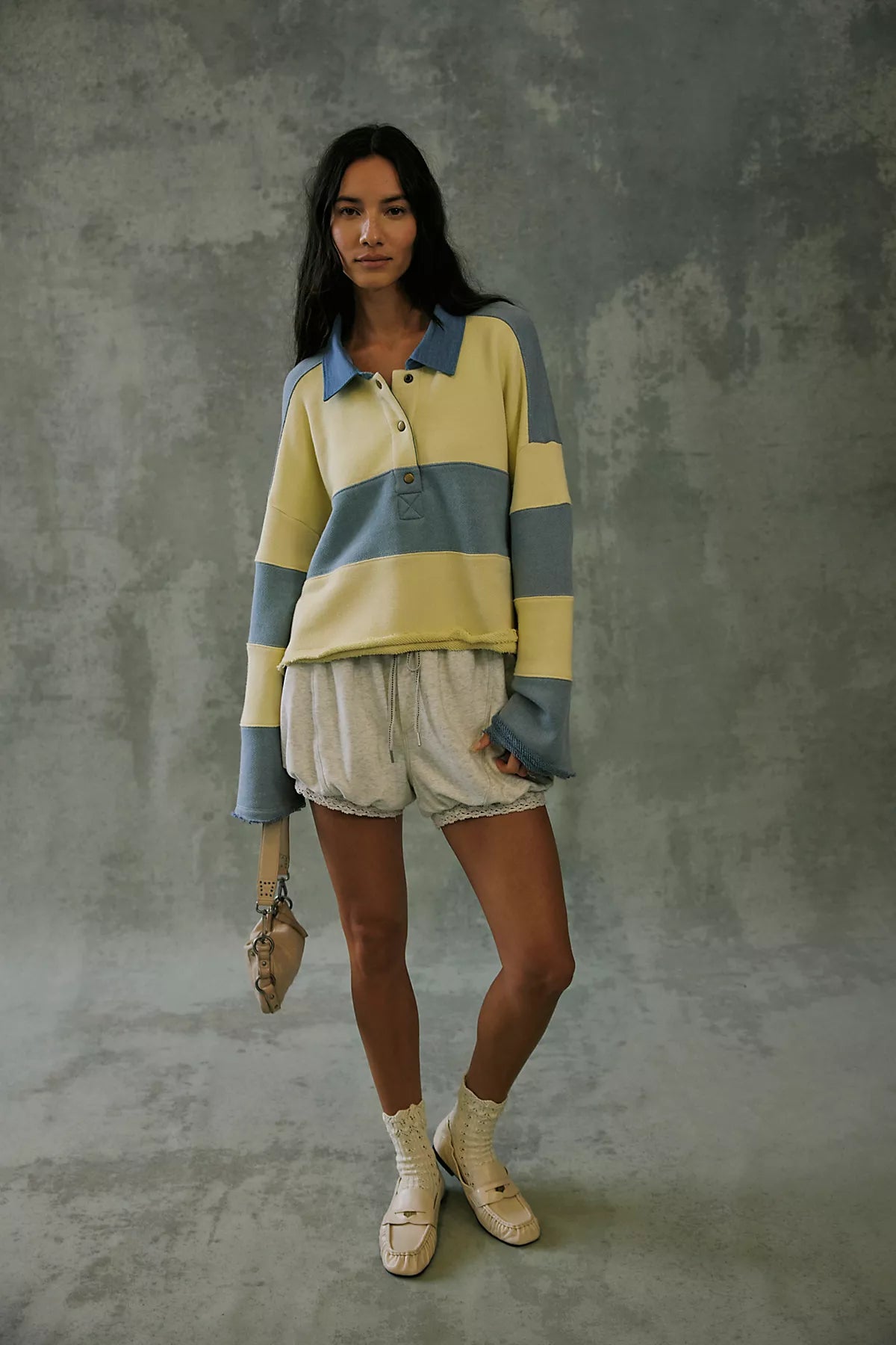 We The Free Bubble Gum Rugby Sweatshirt