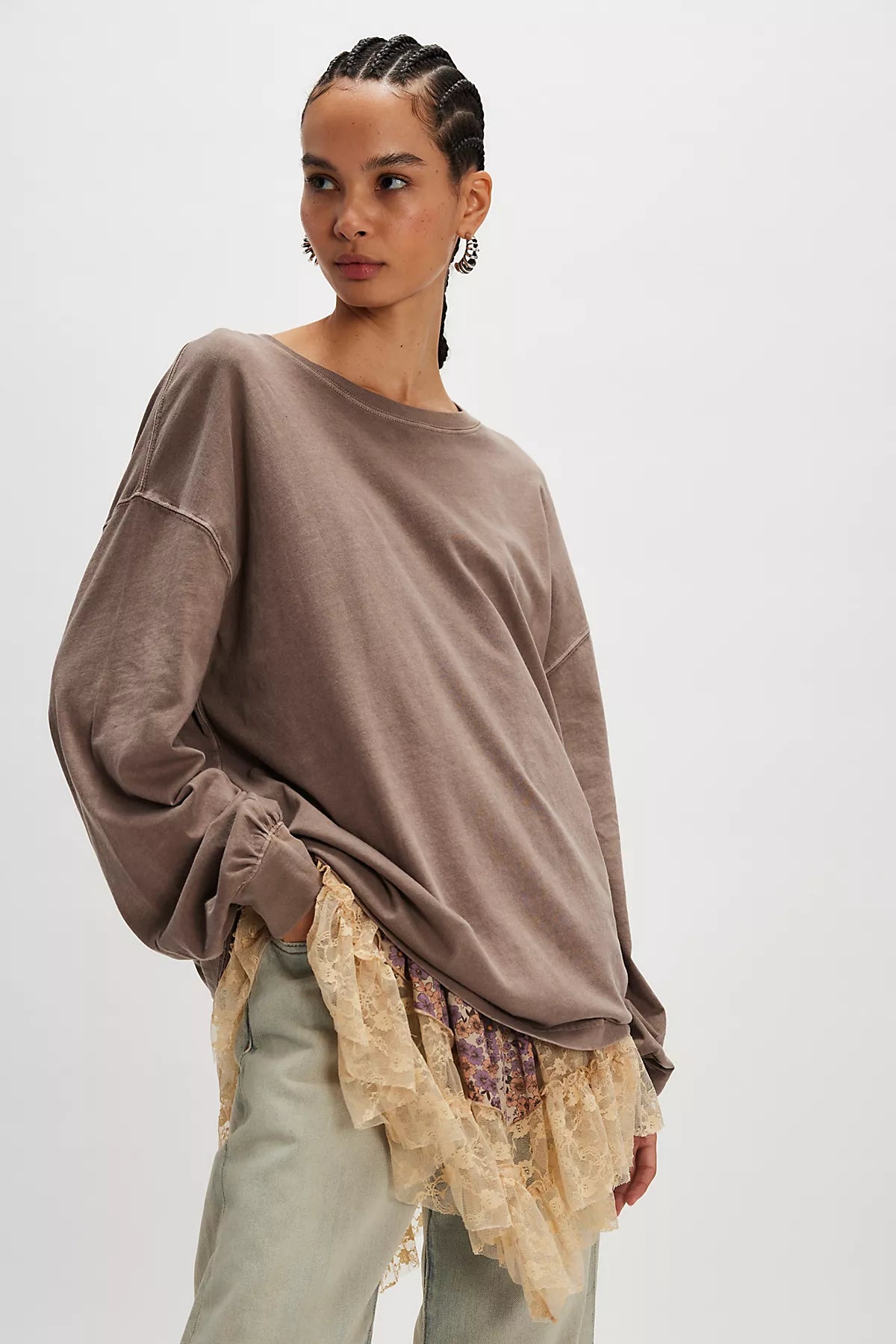 We The Free Perfect Oversized Long Sleeve Top