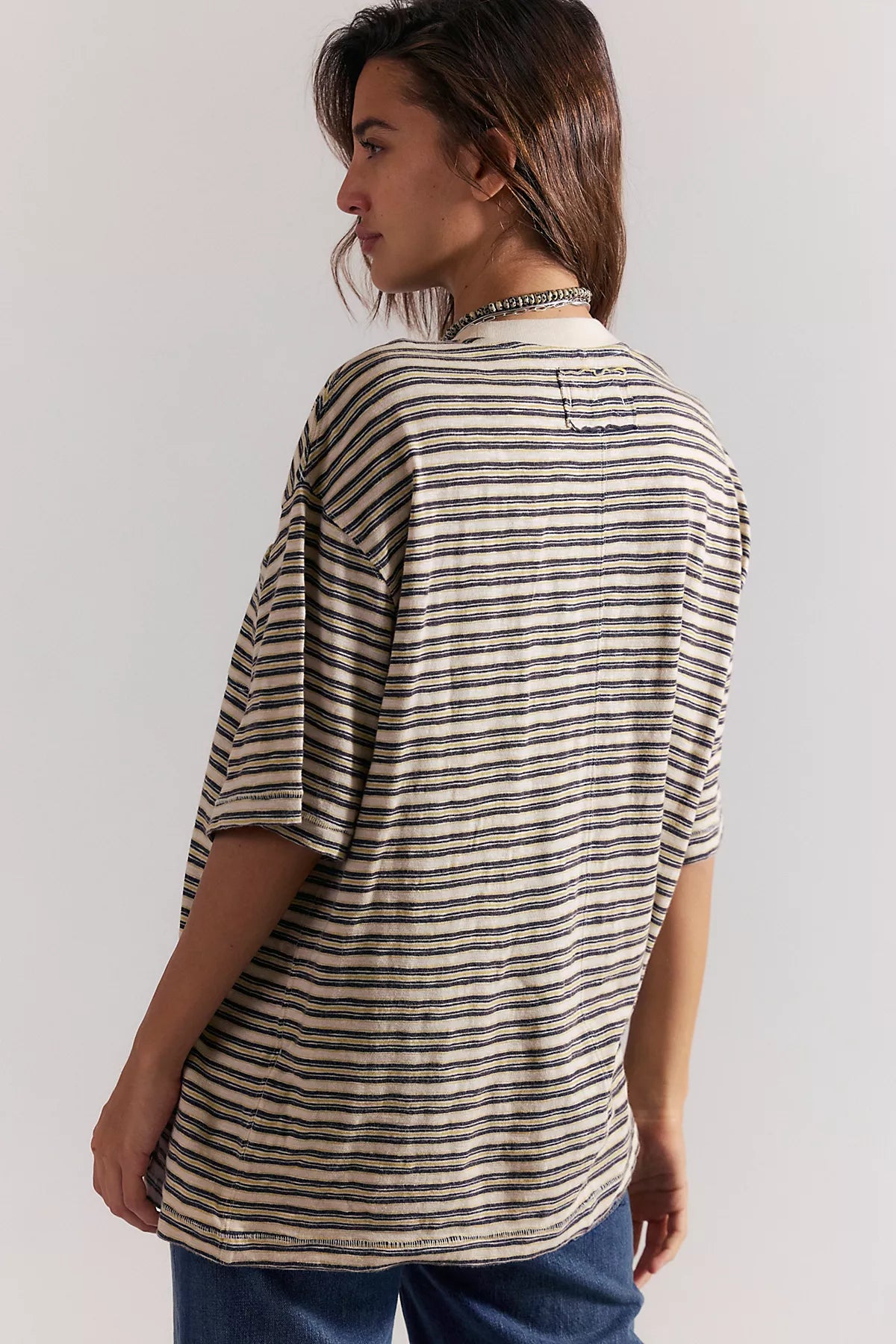 We The Free All Love Striped Pocket Tee