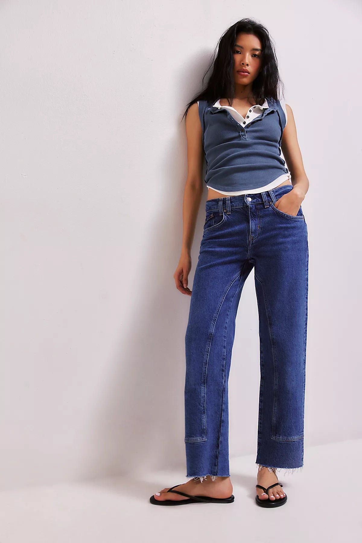 We The Free Risk Taker Mid-Rise Jeans