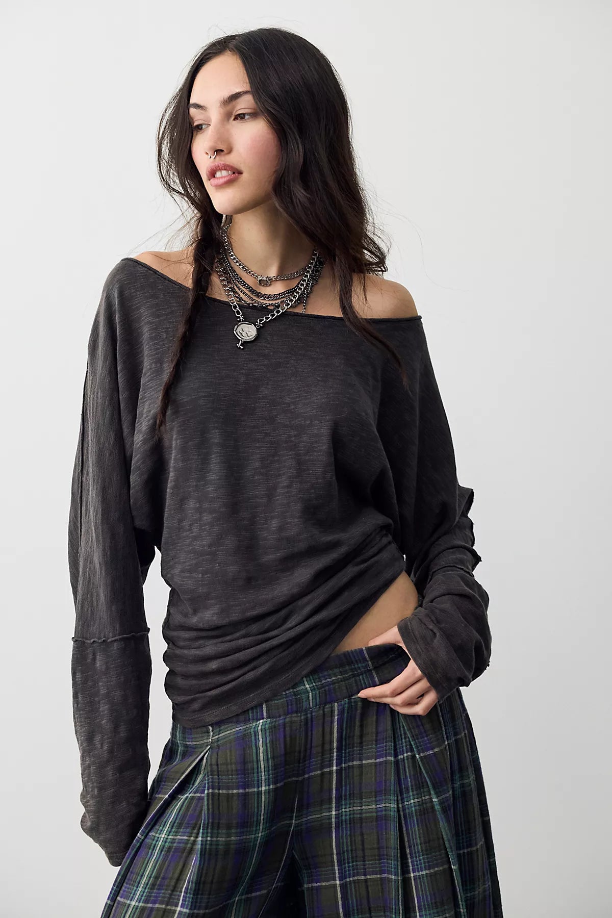 We The Free Europa Off-The-Shoulder Long Sleeve Top