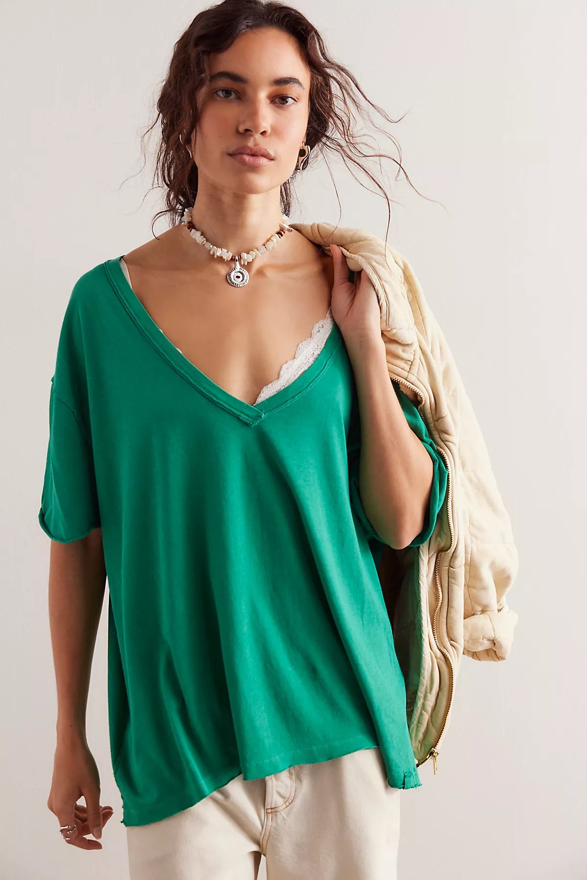 We The Free Nina V-Neck Tee