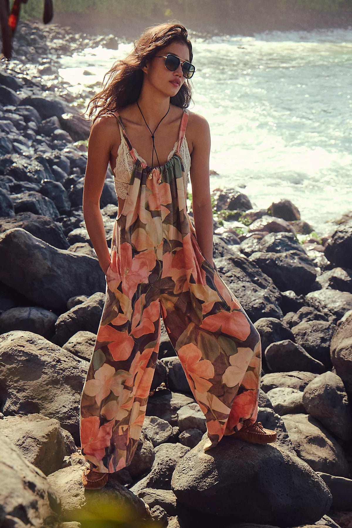 We The Free Freebird Printed Jumpsuit