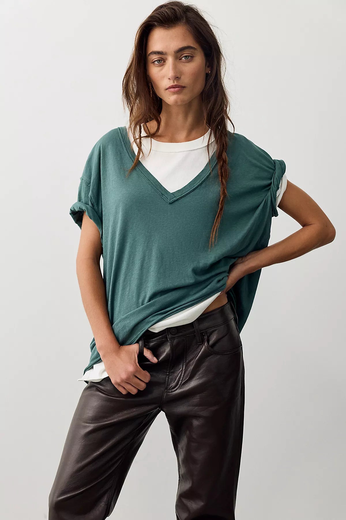 We The Free Nina V-Neck Tee
