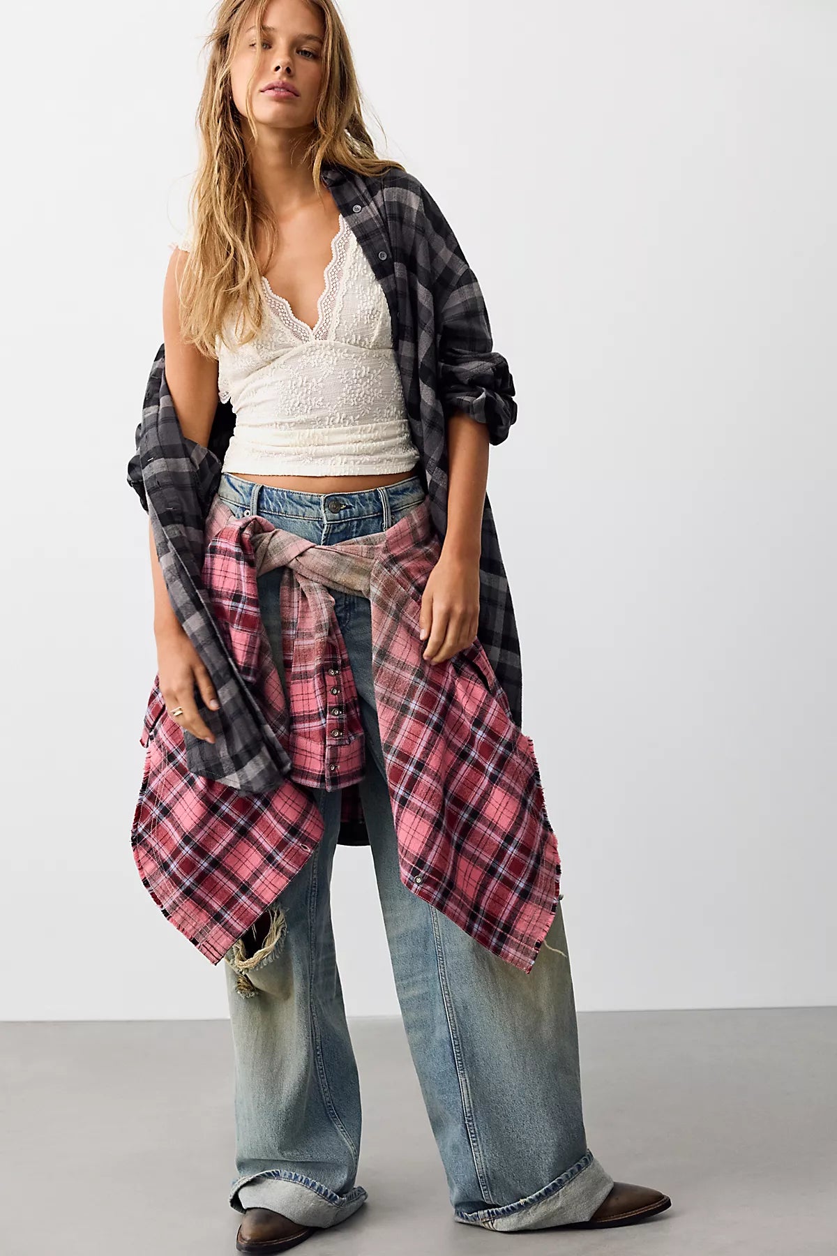 We The Free Selene Oversized Flannel