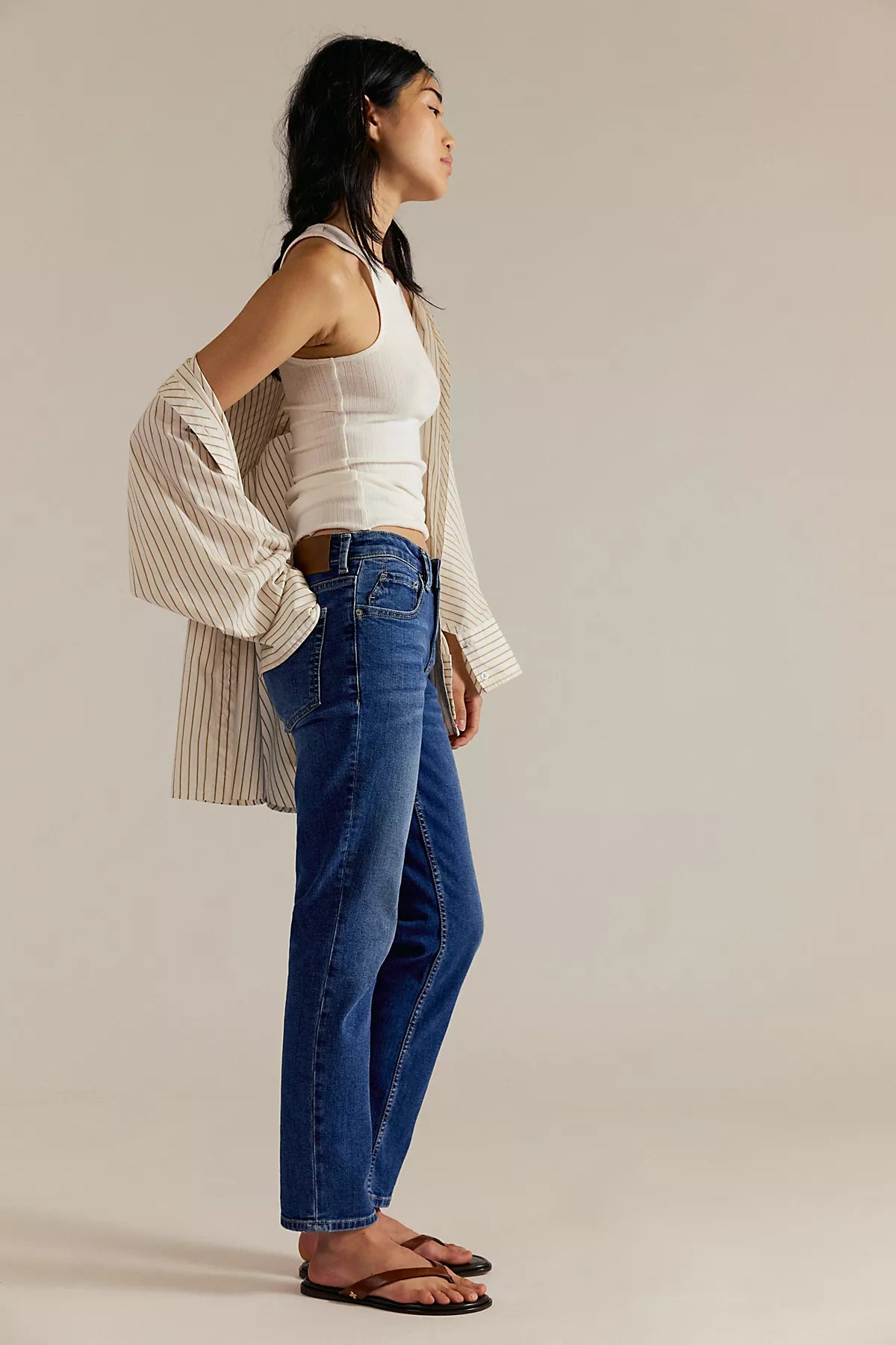 We The Free Oracle Low-Rise Slim Straight Jeans