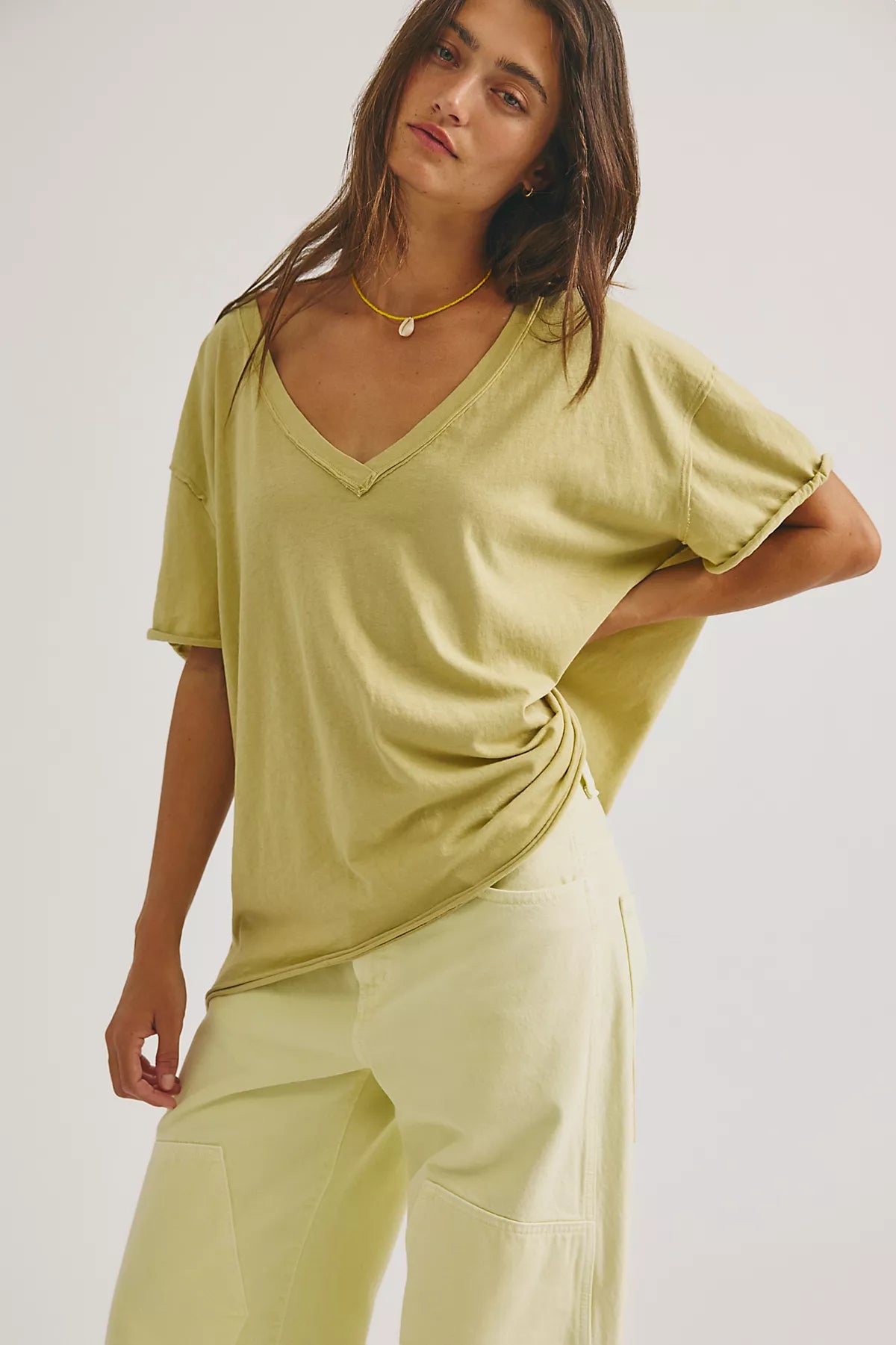 We The Free Nina V-Neck Tee