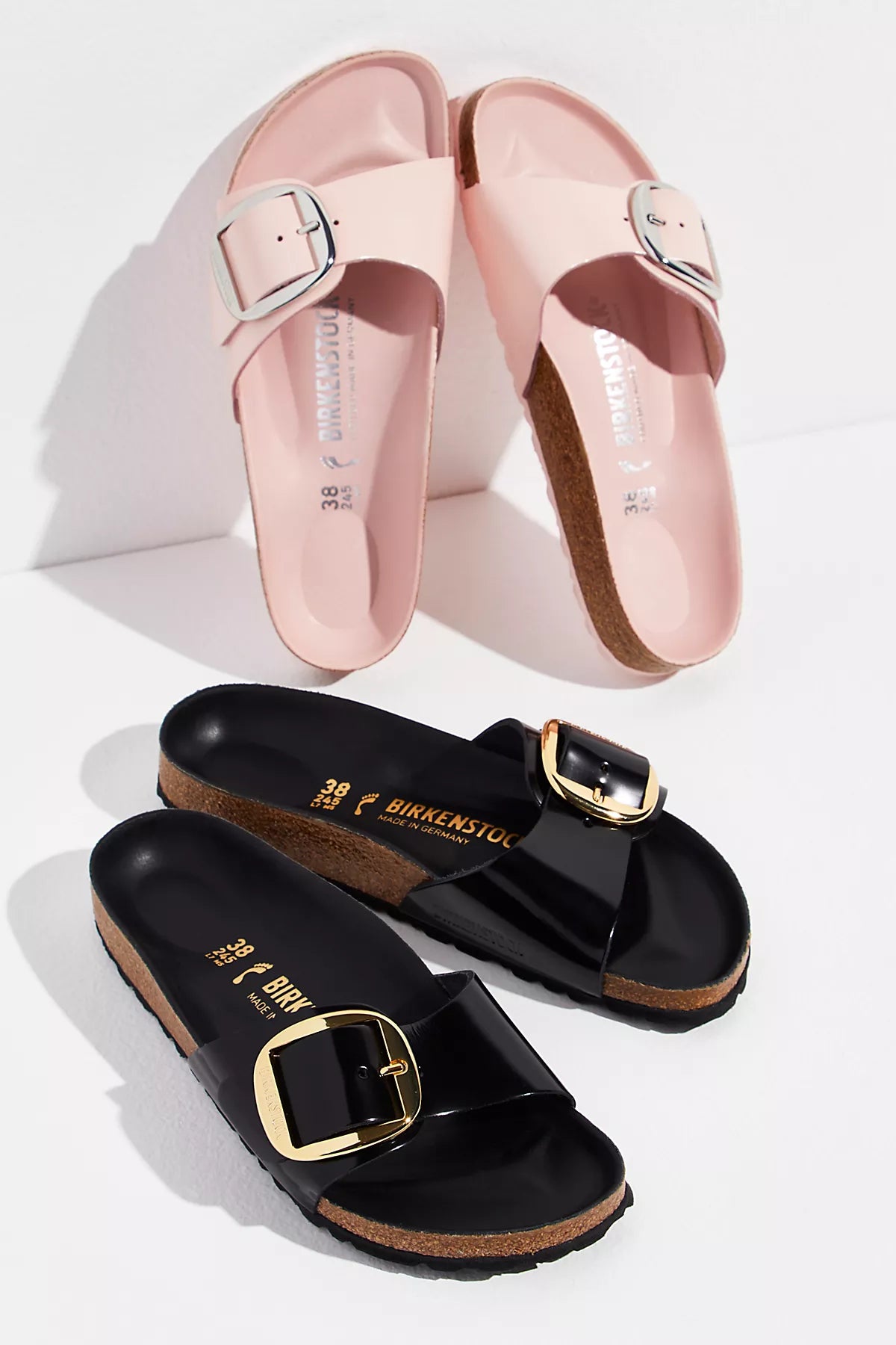 Birkenstock Madrid Big Buckle High Shine Sandals