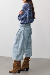 We The Free Free To Roam Cropped Wide-Leg Jeans