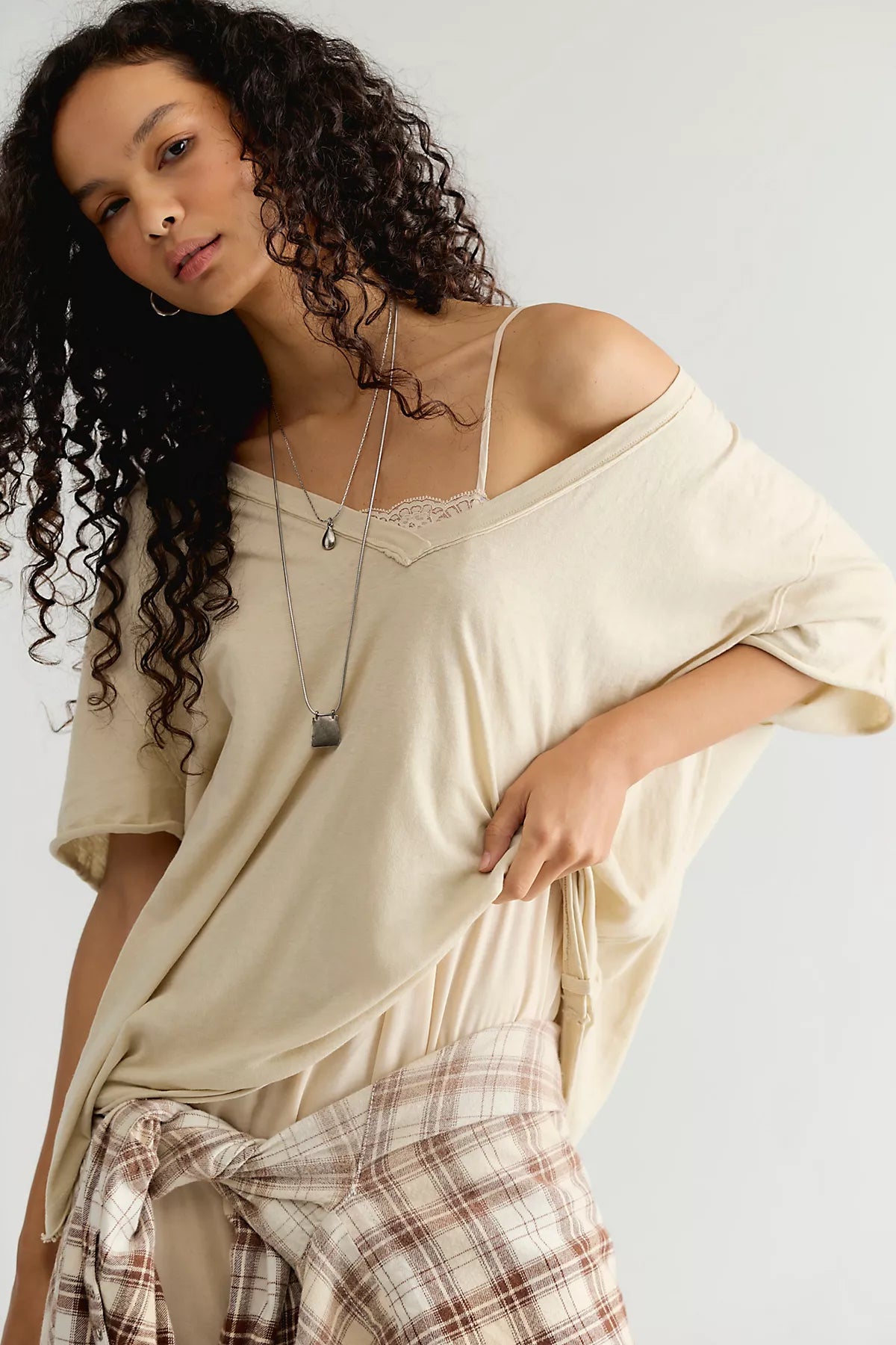 We The Free Nina V-Neck Tee
