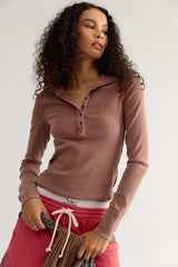 We The Free Lake Solid Henley