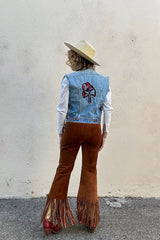 Vintage El Greco Suede Pants with Fringe Selected by The Curatorial Dept.