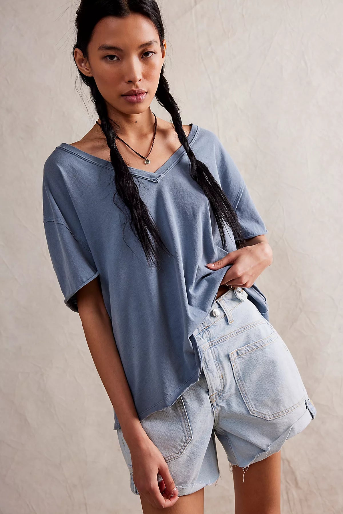 We The Free Nina V-Neck Tee