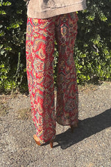 Vintage 1990s Vittadini Sport Carpet Print Pants Selected by Personal Choice