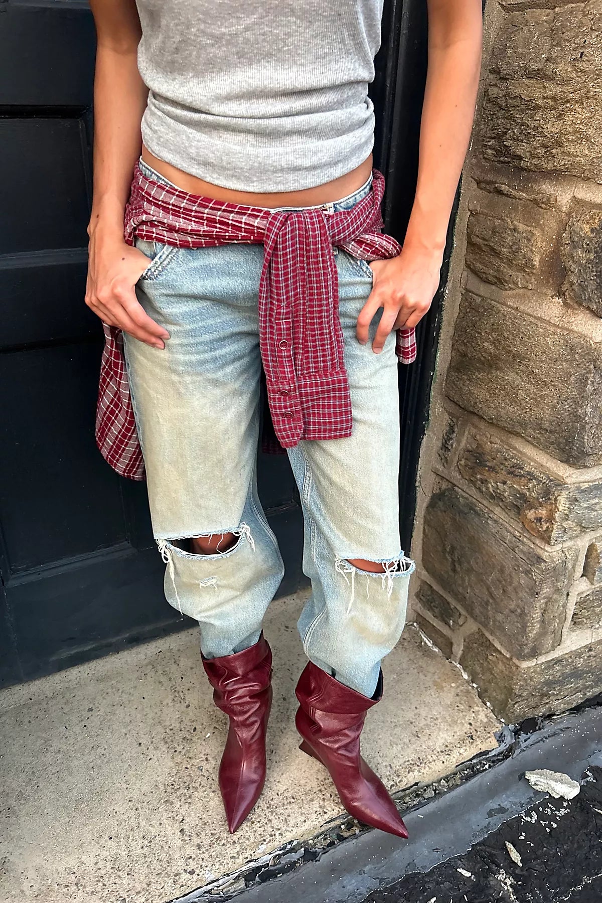 We The Free Tennessee Low-Rise Boyfriend Jeans
