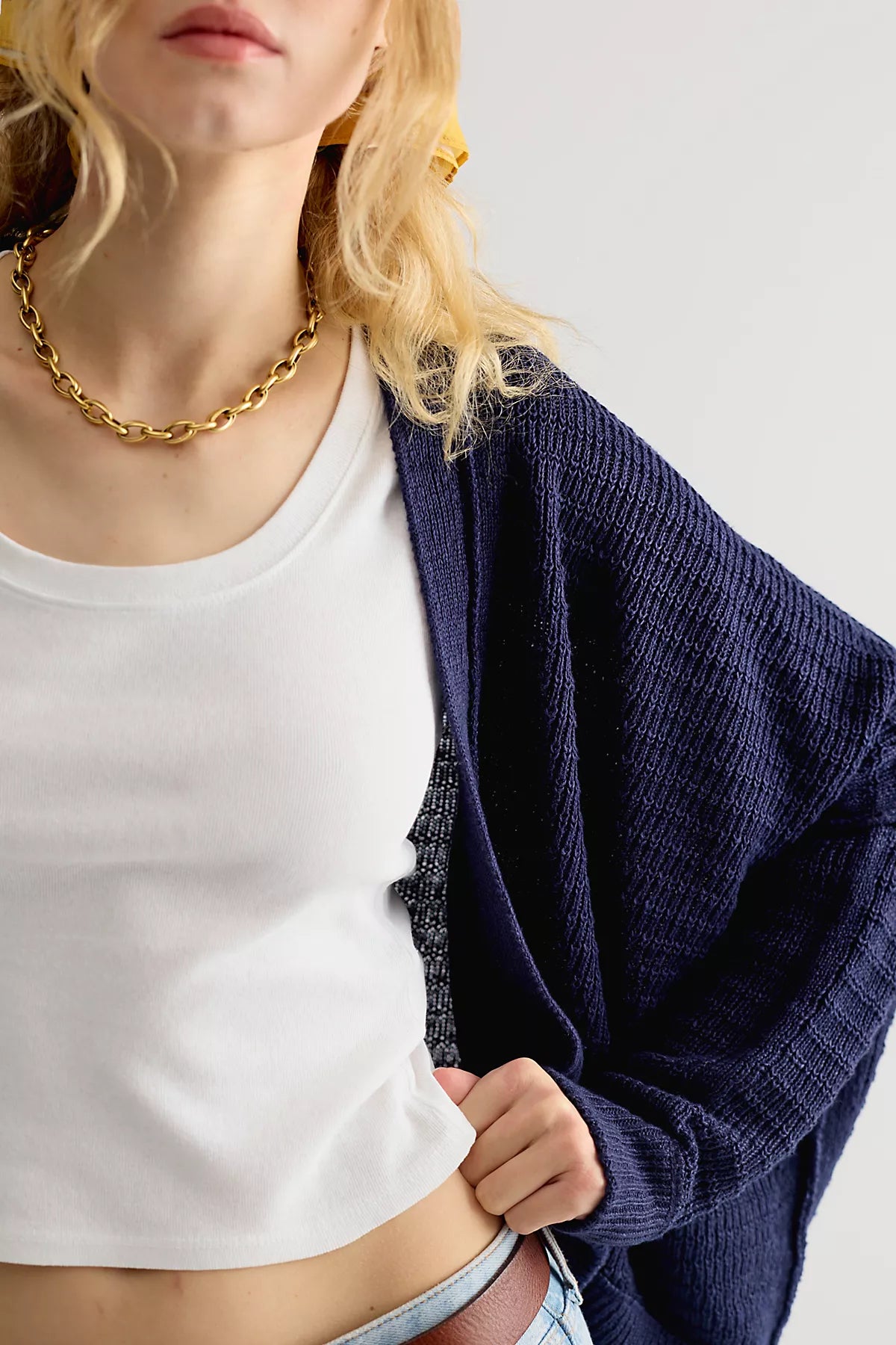 We The Free Mad About You Linen Cardi