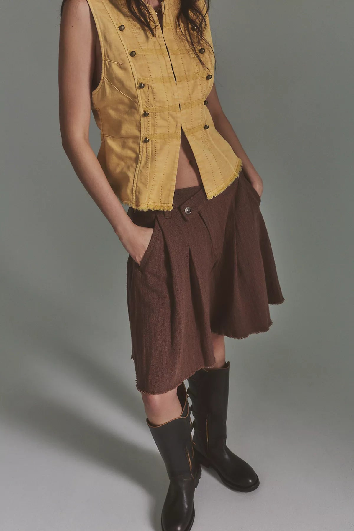We The Free Porter Crossover Trouser Shorts