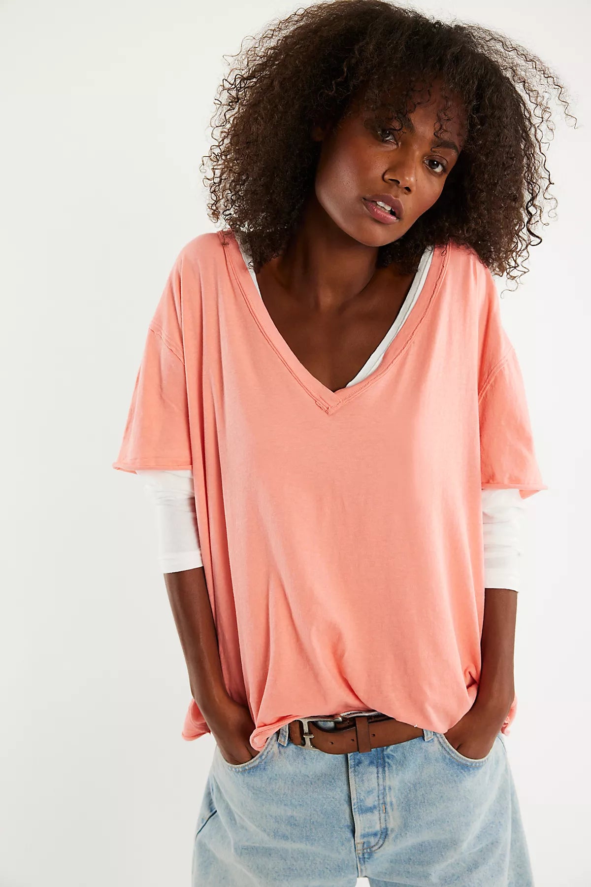 We The Free Nina V-Neck Tee