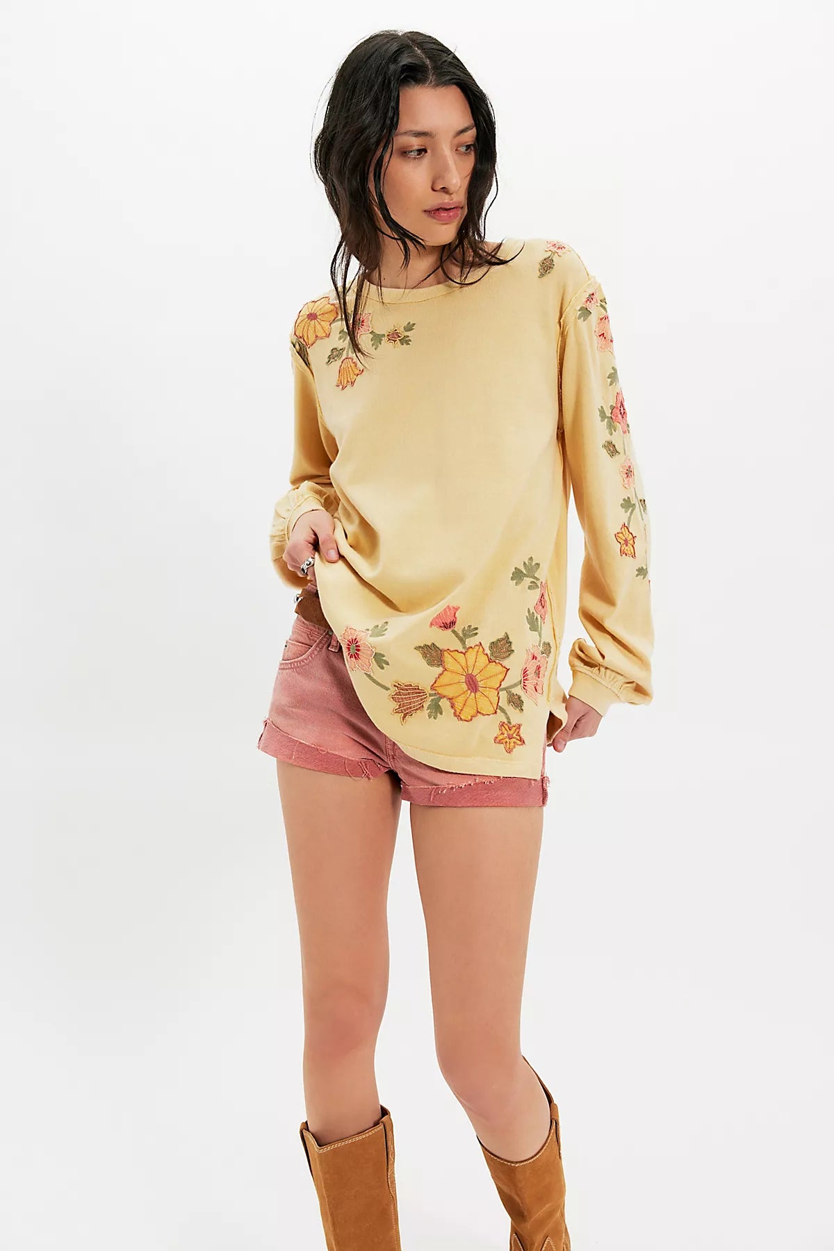 Violet Vines Long Sleeve