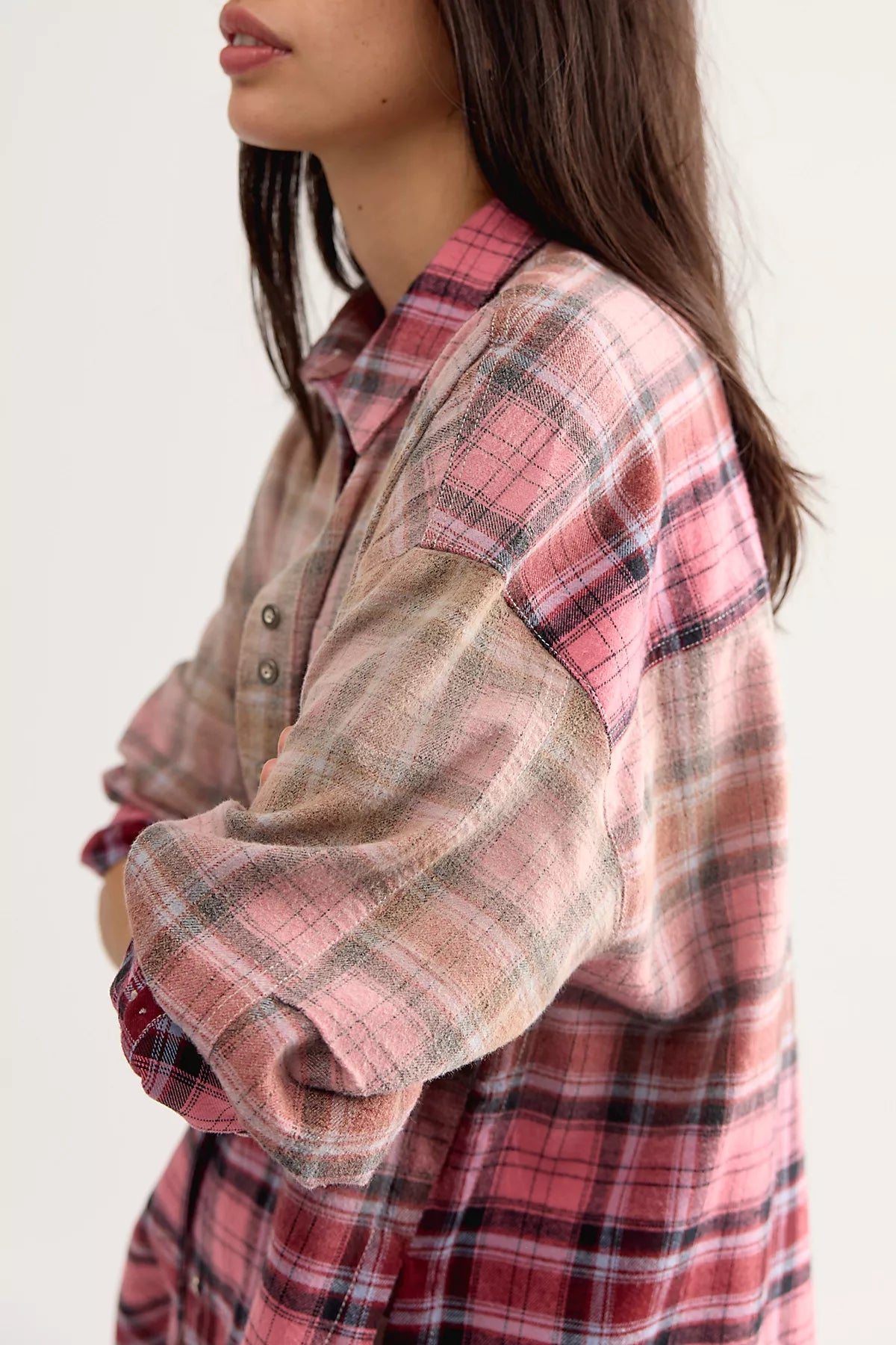We The Free Lexi Plaid Button Down
