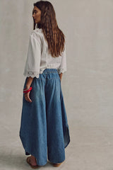 We The Free Sweet Pea Pull-On Tulip Jeans