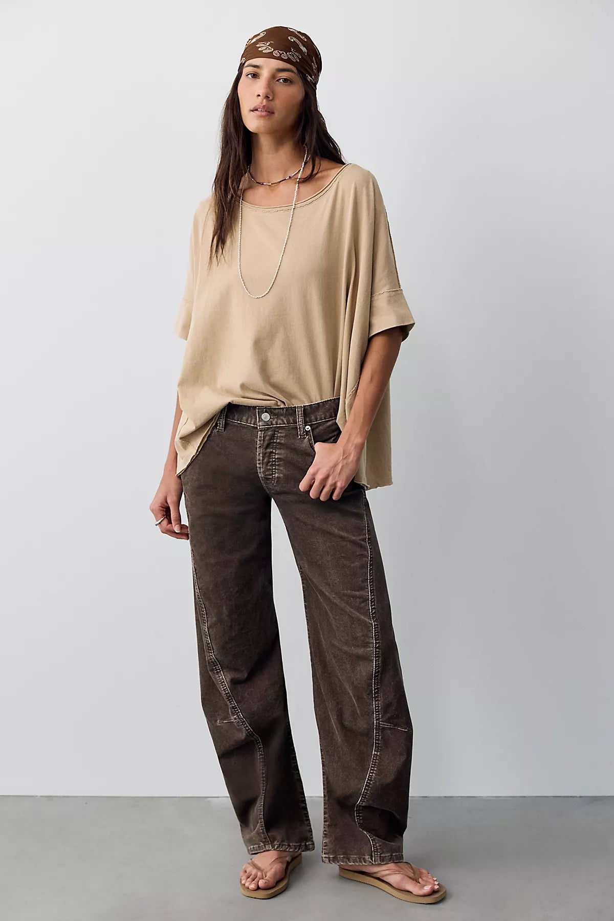 We The Free Fable Washed Cord Twisted Jeans
