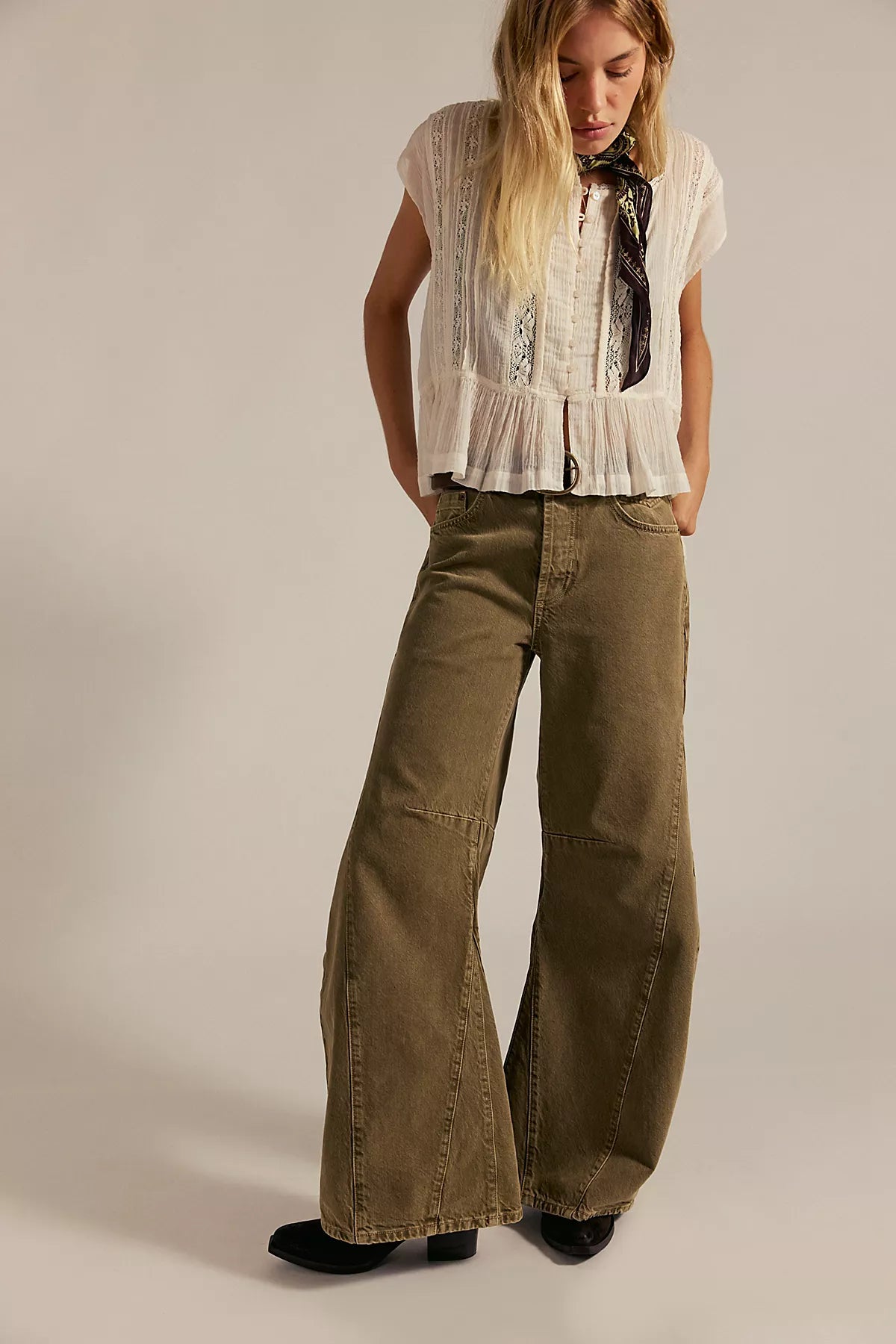 We The Free Eden High Slouchy Flare Jeans