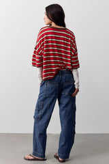 We The Free Tahiti Denim Pull-On Cargo Pants