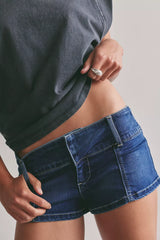 We The Free Ana Denim Micro Shorts