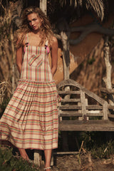 Avery Overall Midi Dress