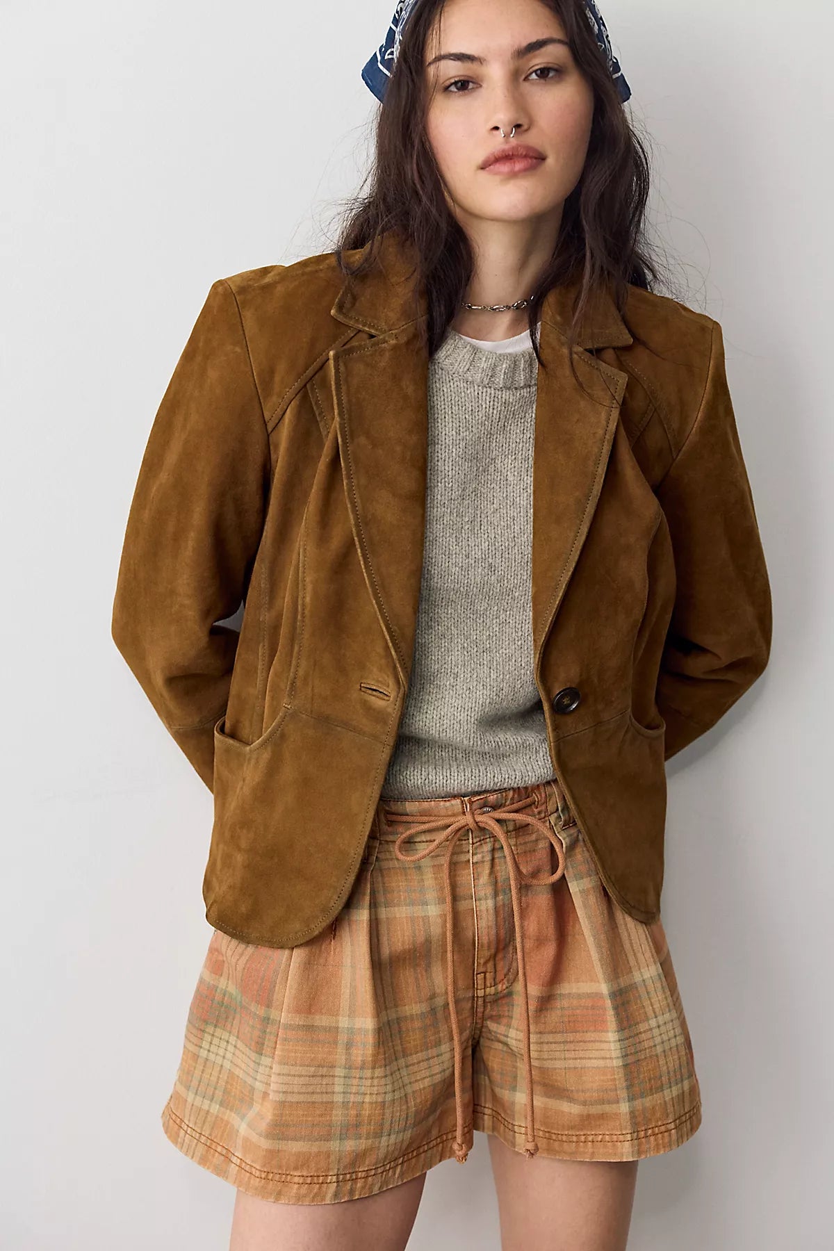 We The Free Julien Plaid Chino Shorts