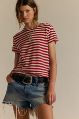 We The Free Nora Striped Linen Tee