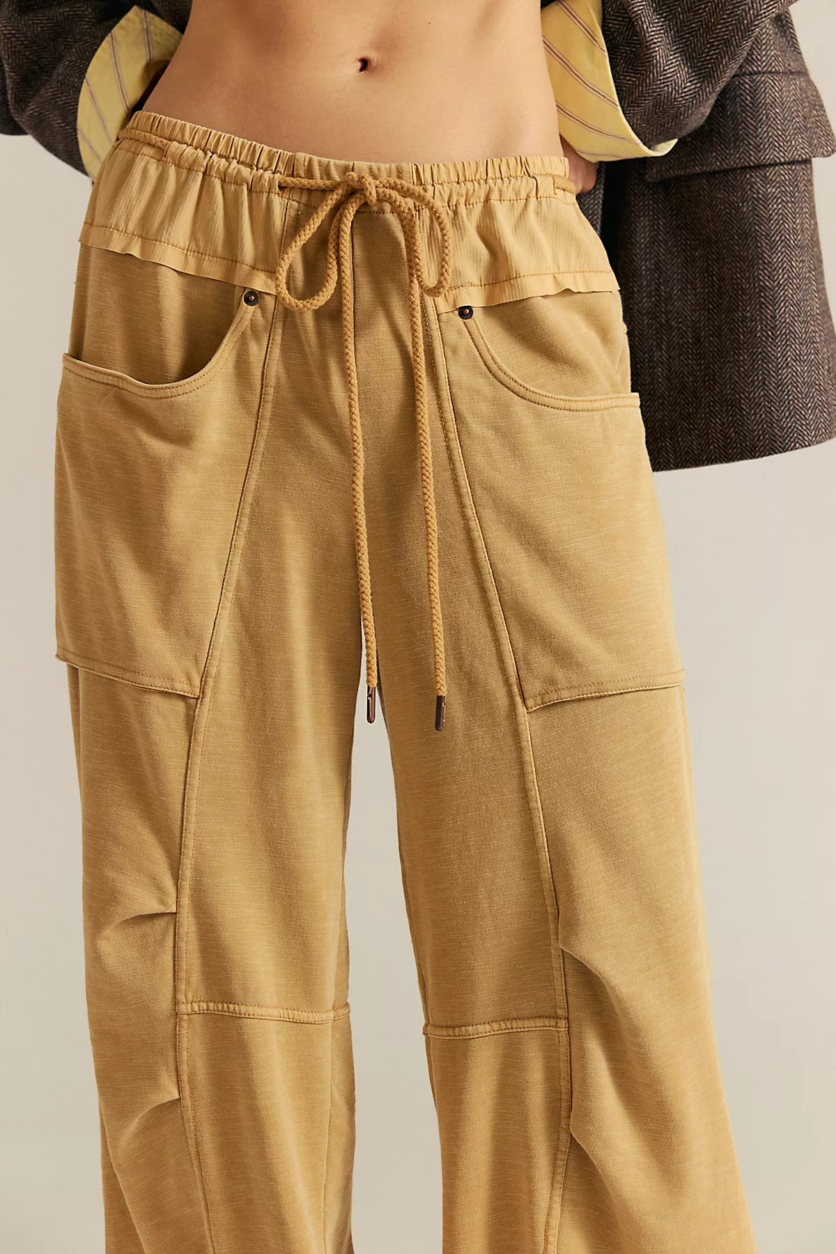 We The Free Sky Riser Knit Wide-Leg Pull-On Pants