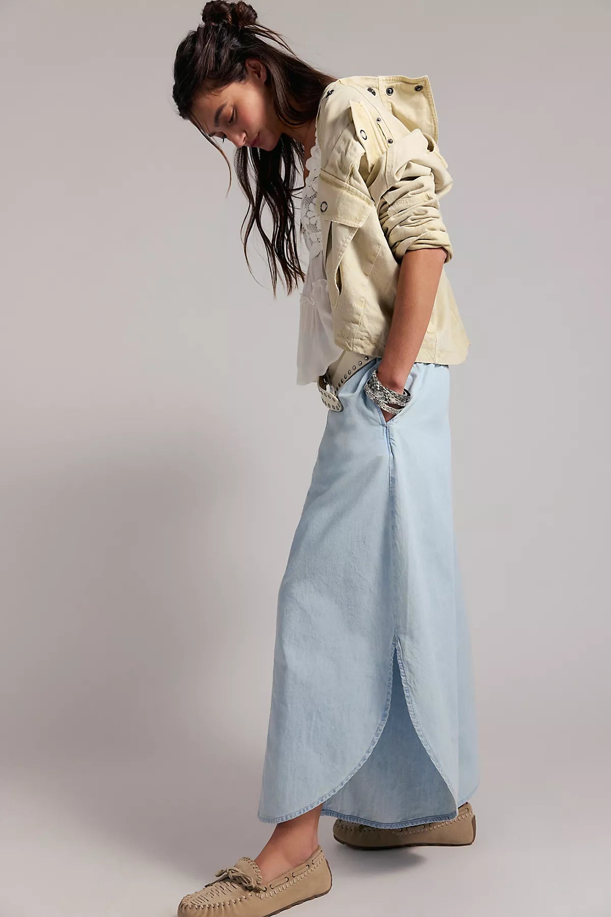 We The Free Sweet Pea Pull-On Tulip Jeans