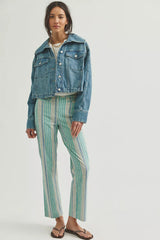 We The Free Side To Side Cropped Denim Jacket