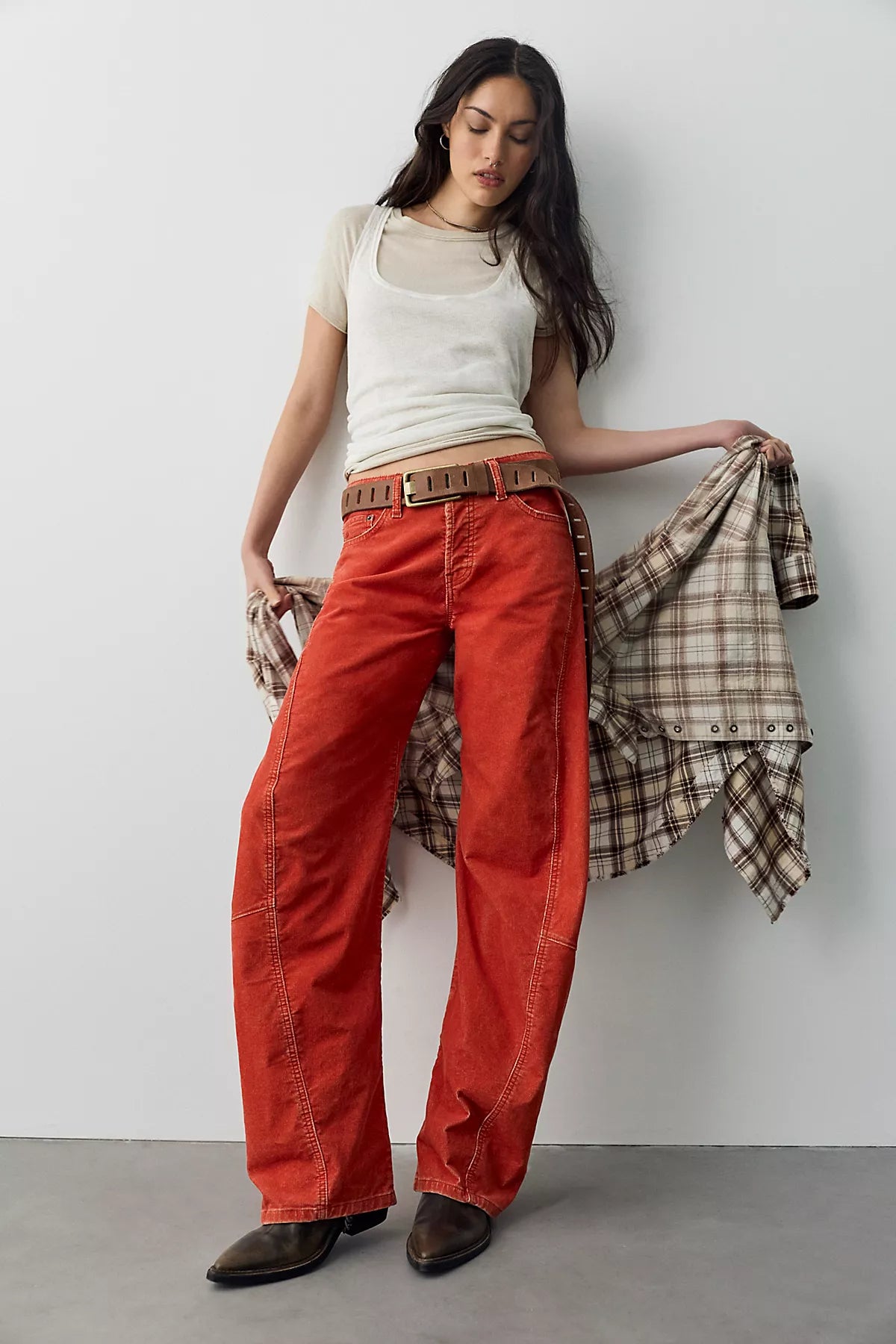 We The Free Fable Washed Cord Twisted Jeans