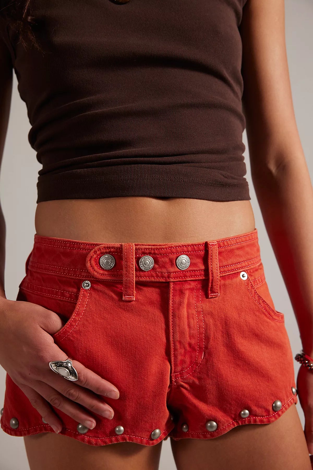 We The Free Late Night Studded Shorts