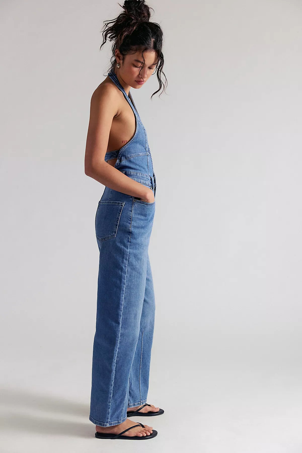 We The Free Lark Denim Jumpsuit